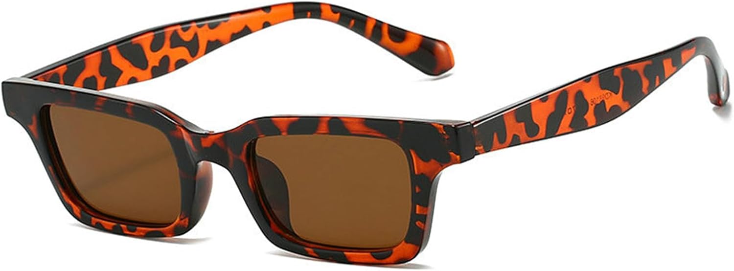 Солнцезащитные очки Helena Fashion Rectangle для женщин и мужчин, винтажные, с леопардовым принтом, коричневые, для путешествий и отдыха на природе, маленькие квадратные солнцезащитные очки, C5
Солнцезащитные очки Helena Fashion Rectangle для женщин и мужчин, винтажные, с леопардовым принтом, коричневые, для путешествий и отдыха на природе, маленькие квадратные солнцезащитные очки, C5