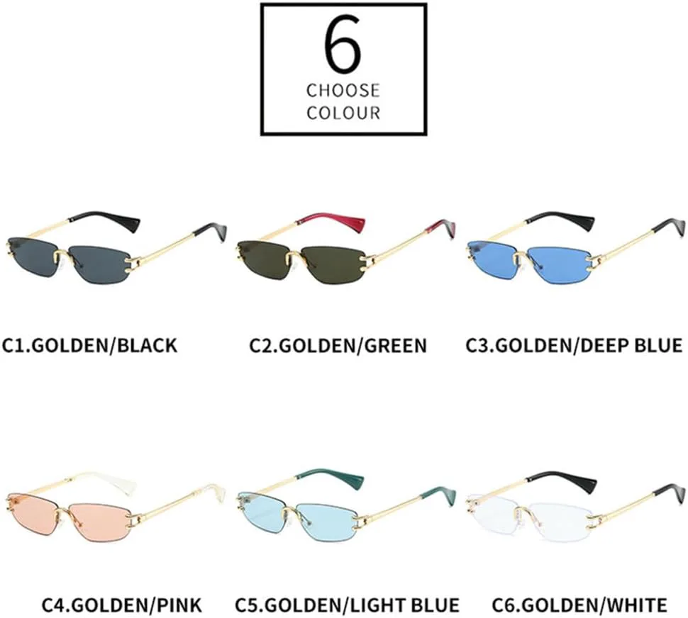 Солнцезащитные очки UV400 с прозрачными линзами цвета океана, без оправы, для женщин и мужчин, для бега и занятий спортом на открытом воздухе UYPTK, Golden Blue
Солнцезащитные очки UV400 с прозрачными линзами цвета океана, без оправы, для женщин и мужчин, для бега и занятий спортом на открытом воздухе UYPTK, Golden Blue