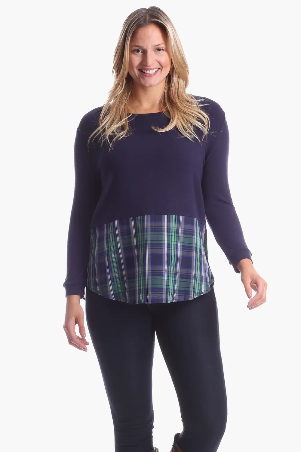 Топ Allison темно-синего цвета с клеткой Duffield Lane, Navy Plaid
Топ Allison темно-синего цвета с клеткой Duffield Lane, Navy Plaid