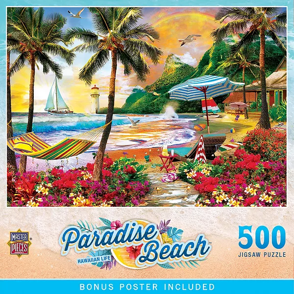 Paradise Beach - Гавайская жизнь - пазл из 500 деталей Masterpieces Puzzles, multicolor
Paradise Beach - Гавайская жизнь - пазл из 500 деталей Masterpieces Puzzles, multicolor