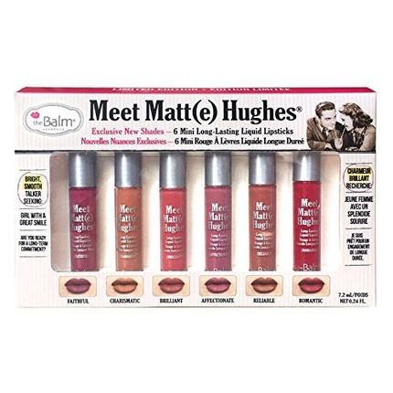 Набор стойких жидких помад theBalm Meet Matte Hughes, том 2 - упаковка из 6 штук
Набор стойких жидких помад theBalm Meet Matte Hughes, том 2 - упаковка из 6 штук