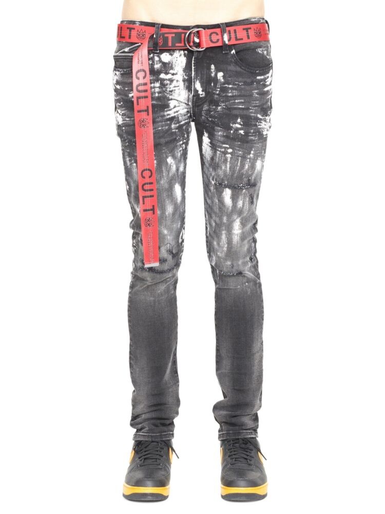 Джинсы с потертостями в стиле панк Cult Of Individuality, цвет Painter
Джинсы с потертостями в стиле панк Cult Of Individuality, цвет Painter