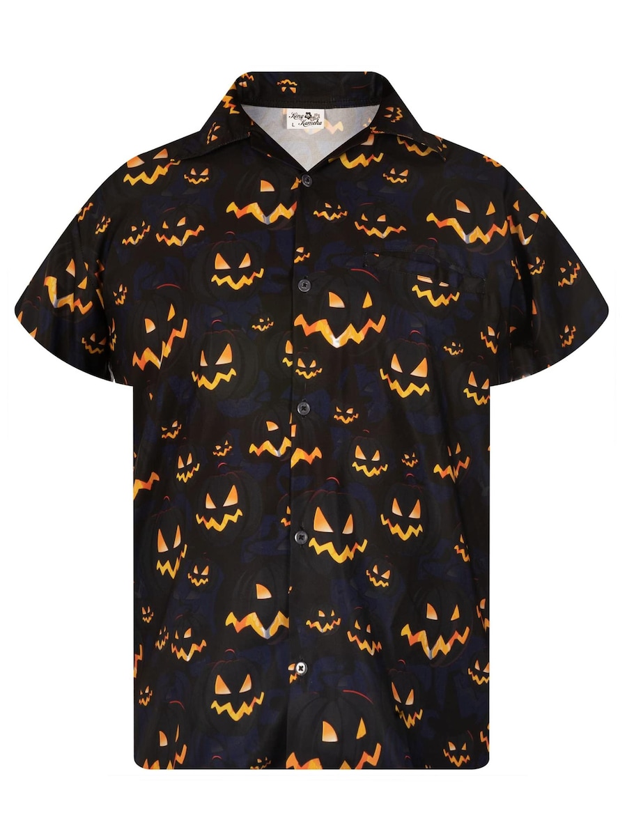 Рубашка King Kameha Helloween Pumpkin Allover, черный
Рубашка King Kameha Helloween Pumpkin Allover, черный