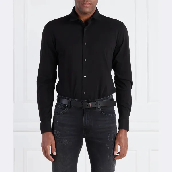 Elisha02 рубашка стандартного кроя Hugo, черный 
Elisha02 рубашка стандартного кроя Hugo, черный