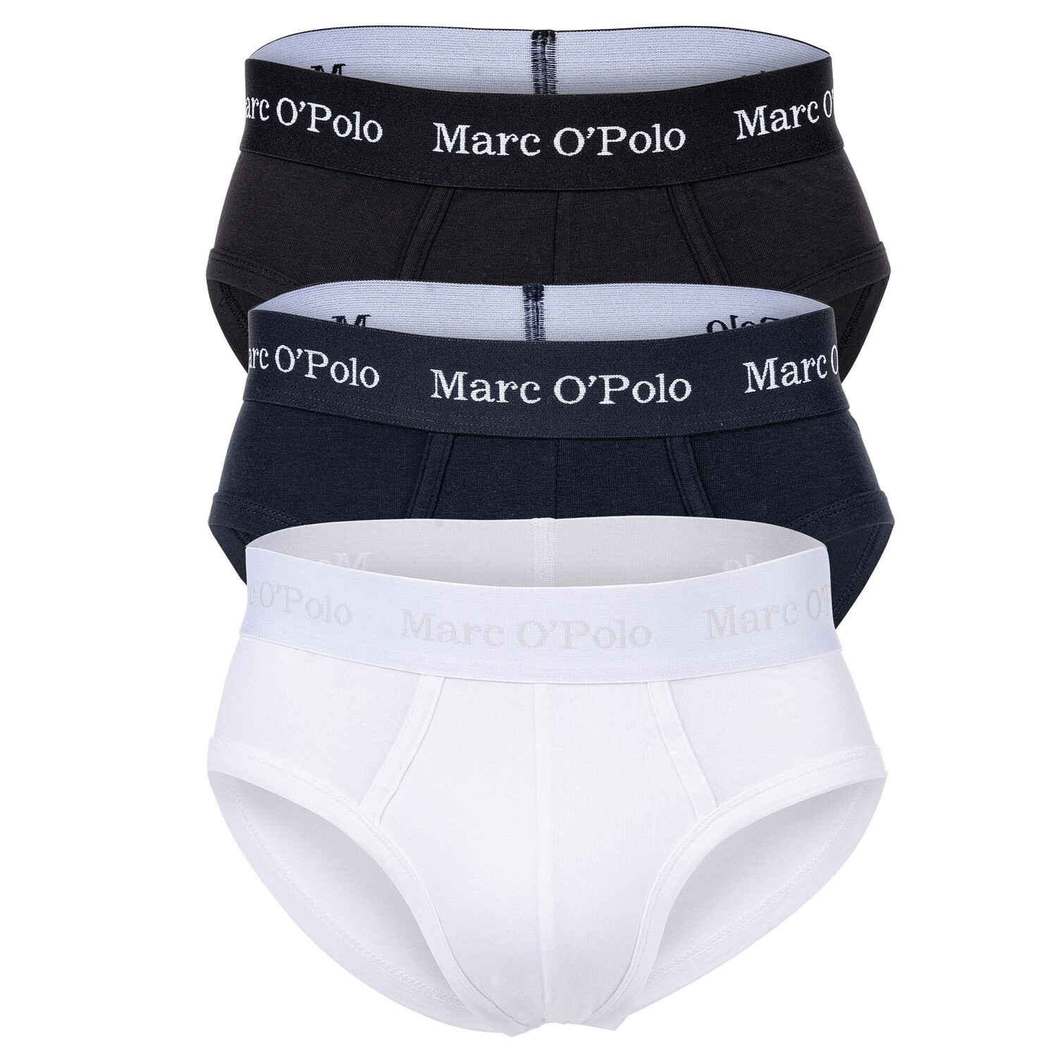 Трусы Marc O'Polo 3er Pack, цвет Schwarz/Navy/Weiß 
Трусы Marc O'Polo 3er Pack, цвет Schwarz/Navy/Weiß