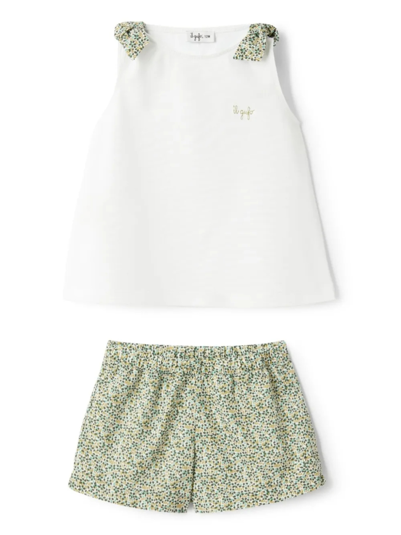 Комплект шорт Il Gufo с цветочным принтом, белый
Комплект шорт Il Gufo с цветочным принтом, белый