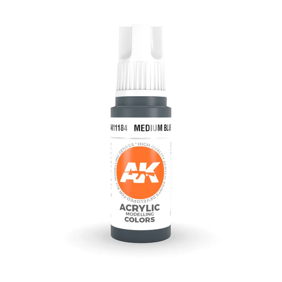 Средний синий (17 мл), 3rd Gen Acrylic - Blues & Purples
Средний синий (17 мл), 3rd Gen Acrylic - Blues & Purples