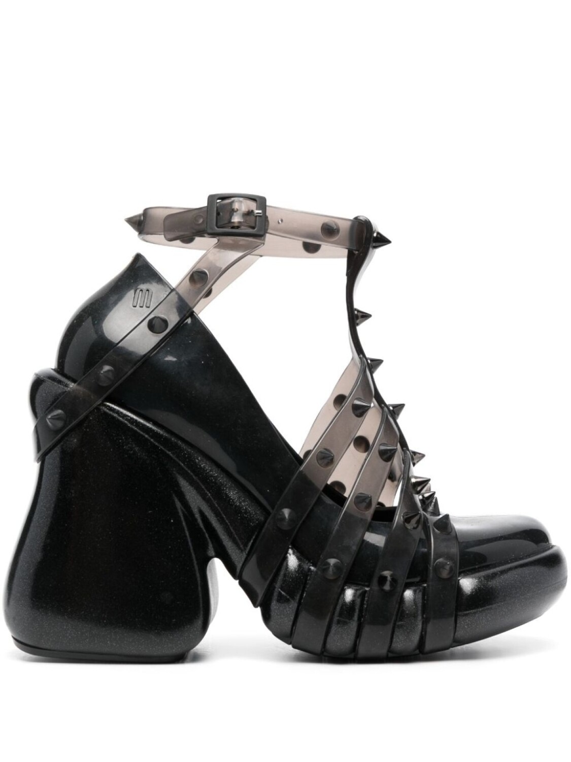 Jean Paul Gaultier туфли Punk Love на платформе из коллаборации с Melissa, черный
Jean Paul Gaultier туфли Punk Love на платформе из коллаборации с Melissa, черный