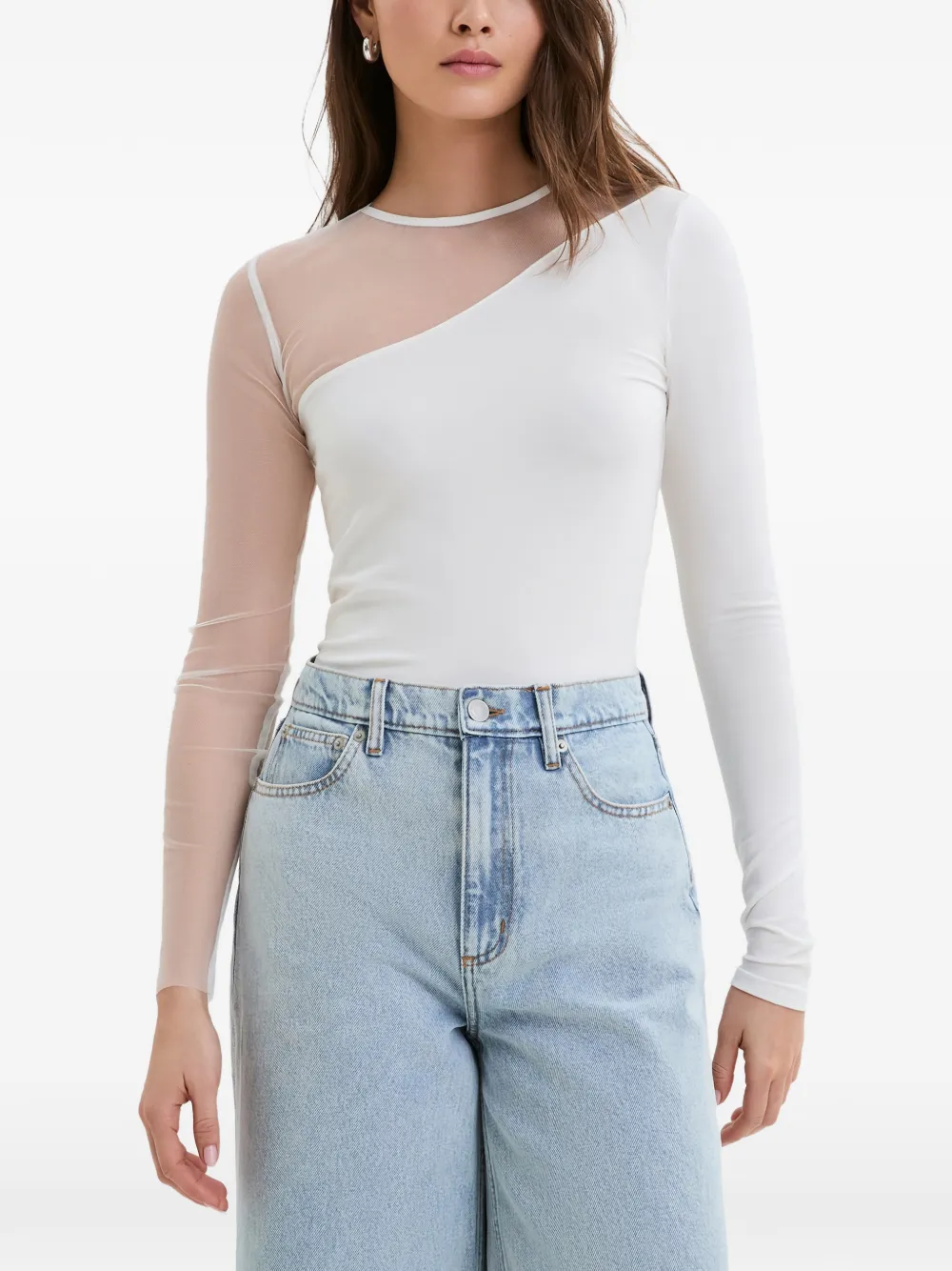 Топ milo асимметричного кроя Marcella, белый
Топ milo асимметричного кроя Marcella, белый