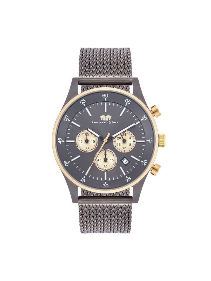 Rhodenwald & Söhne Часы Goodwill из нержавеющей стали антрацитового цвета
Rhodenwald & Söhne Часы Goodwill из нержавеющей стали антрацитового цвета