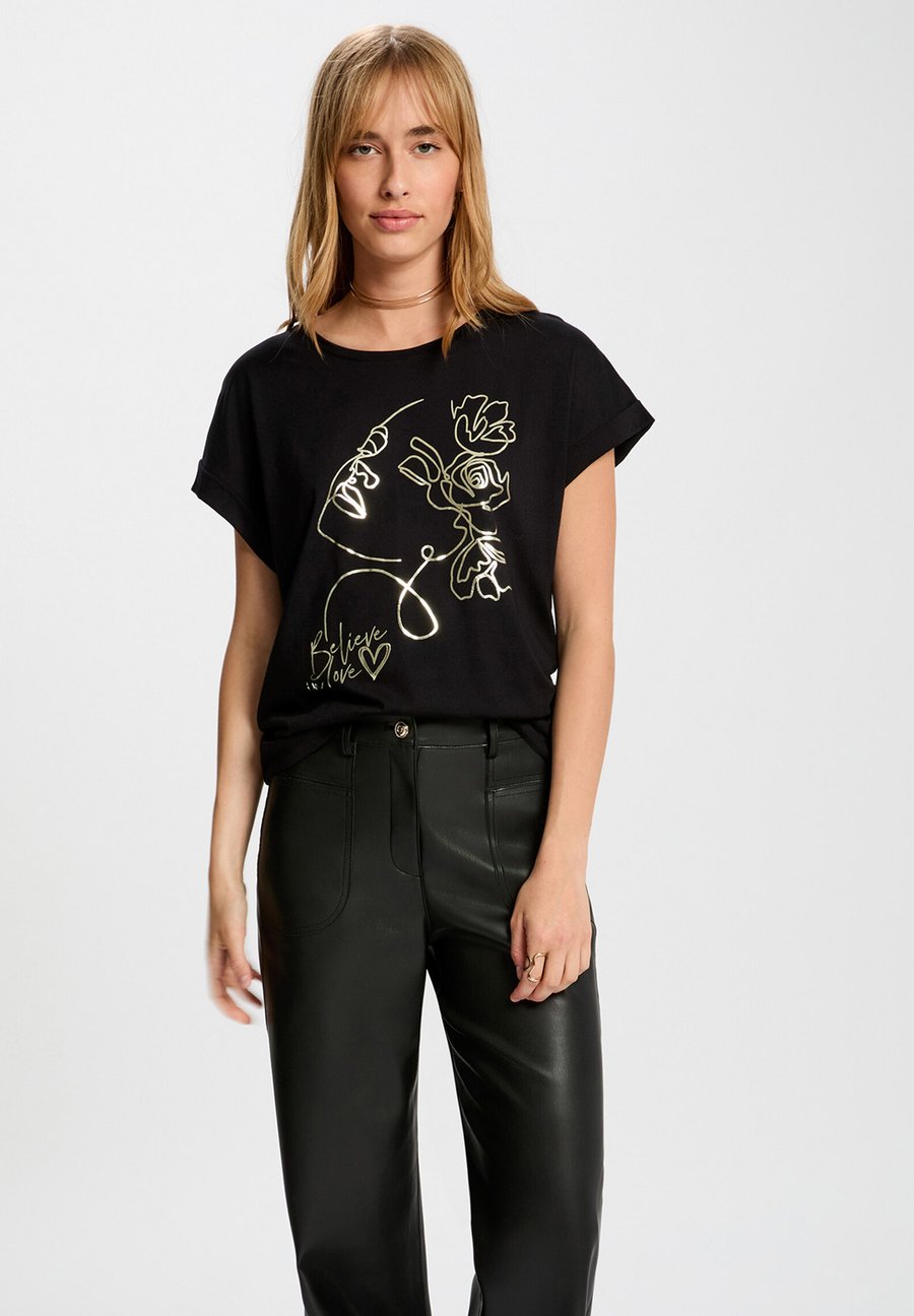 Футболка Morgan STRAIGHT WITH ROUND NECK, Noir/Black
Футболка Morgan STRAIGHT WITH ROUND NECK, Noir/Black