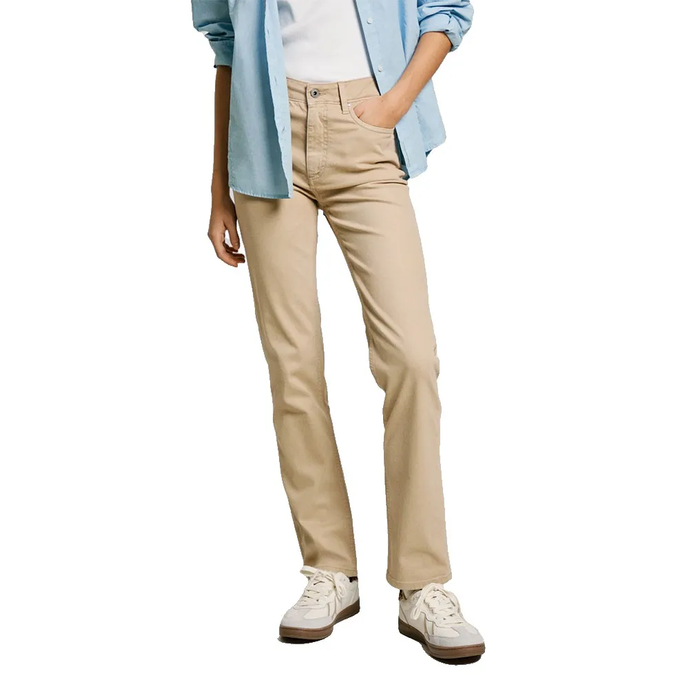 Брюки Pepe Jeans High Rise Slim Tessa, бежевый
Брюки Pepe Jeans High Rise Slim Tessa, бежевый