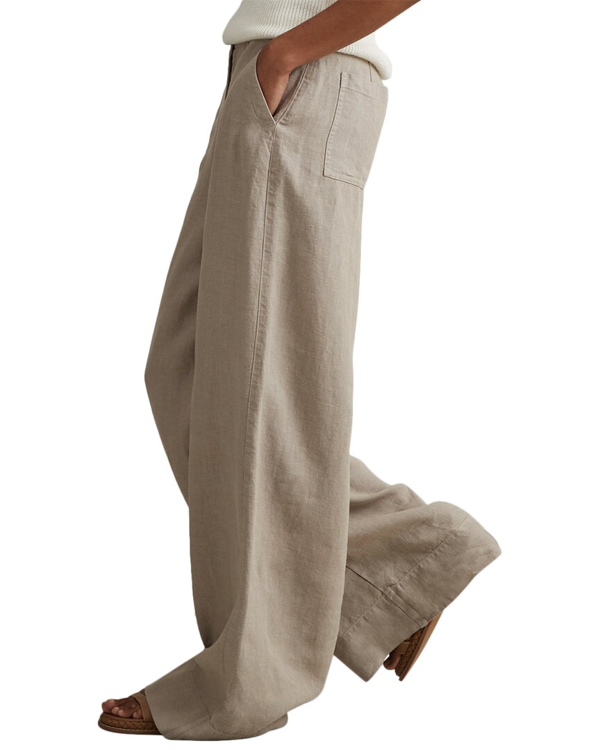 Рейсс Деми Широкие Штаны из Льна Крашеного Reiss, бежевый
Рейсс Деми Широкие Штаны из Льна Крашеного Reiss, бежевый