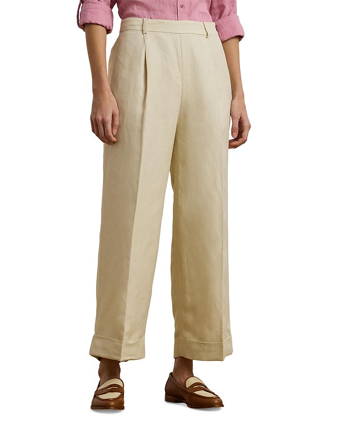 Широкие брюки из льняной саржи Ralph Lauren, слоновая кость/кремовый
Широкие брюки из льняной саржи Ralph Lauren, слоновая кость/кремовый