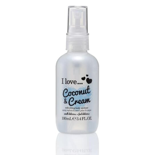 Освежающий спрей для тела с кокосом и сливками, 100 мл I Love, Refreshing Body Spritzer
Освежающий спрей для тела с кокосом и сливками, 100 мл I Love, Refreshing Body Spritzer