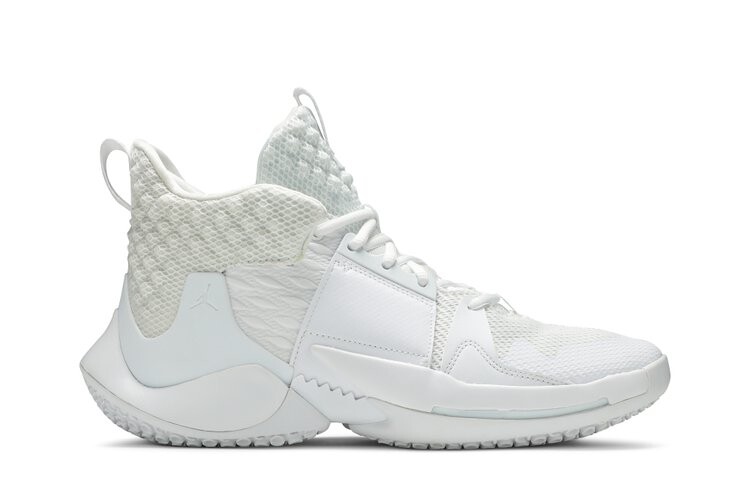 Кроссовки Air Jordan Jordan Why Not Zer0.2 'Triple White', белый
Кроссовки Air Jordan Jordan Why Not Zer0.2 'Triple White', белый