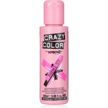 Полуперманентная крем-краска для волос Rebel Uv 100 мл, Crazy Color
Полуперманентная крем-краска для волос Rebel Uv 100 мл, Crazy Color