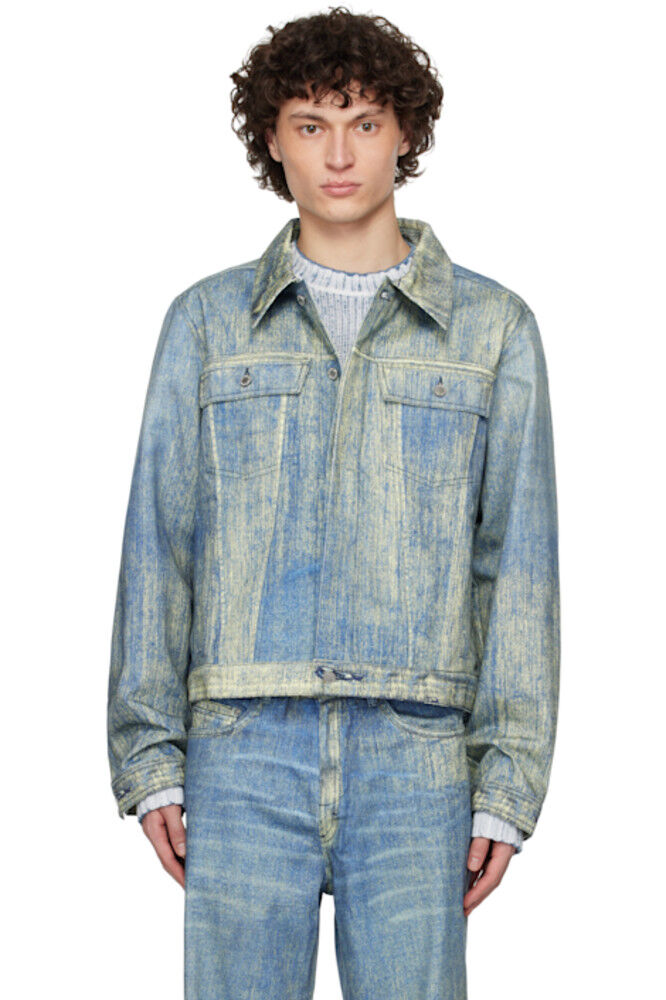 Джинсовая куртка с принтом синей краски CAMPERLAB
Джинсовая куртка с принтом синей краски CAMPERLAB