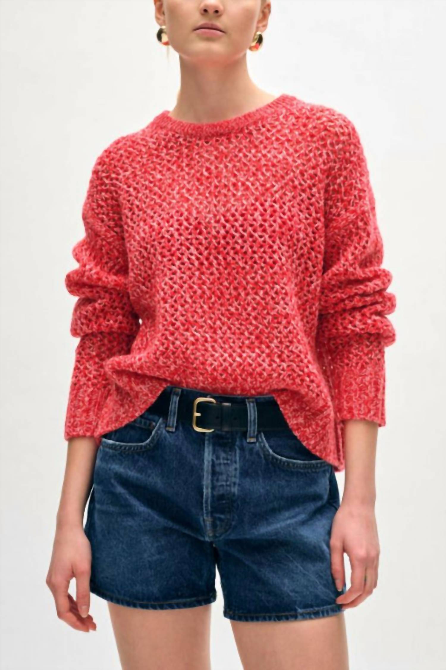 Свитер с круглым вырезом и мраморной сеткой в ярко-алом сочетании White + Warren, цвет bright scarlet combo
Свитер с круглым вырезом и мраморной сеткой в ярко-алом сочетании White + Warren, цвет bright scarlet combo