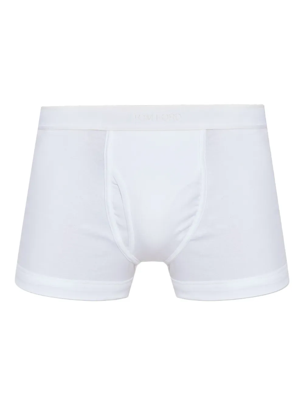 Боксеры из эластичного хлопка с вышитым логотипом TOM FORD, белый
Боксеры из эластичного хлопка с вышитым логотипом TOM FORD, белый