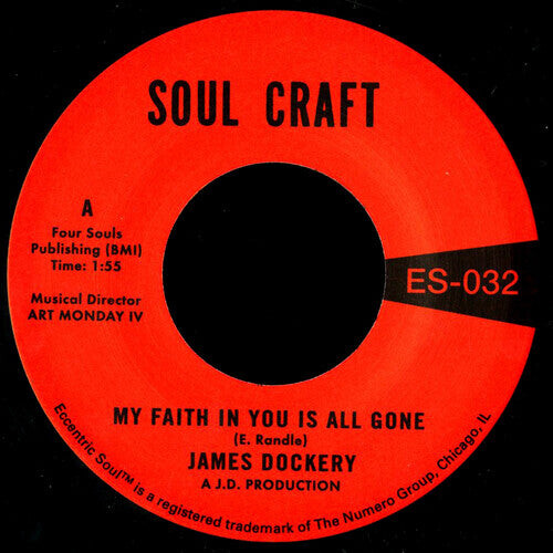 Сингл 7" Dockery, James: My Faith In You Is All Gone
Сингл 7" Dockery, James: My Faith In You Is All Gone