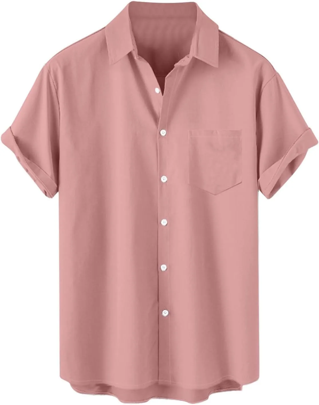 Мужская рубашка с воротником на пуговицах Casual, легкая, свободного кроя, с коротким рукавом
Мужская рубашка с воротником на пуговицах Casual, легкая, свободного кроя, с коротким рукавом