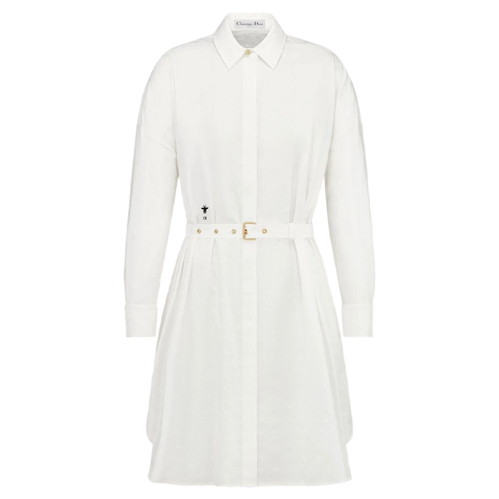 Christian Belted Macrocannage Shirtdress DIOR, белый
Christian Belted Macrocannage Shirtdress DIOR, белый