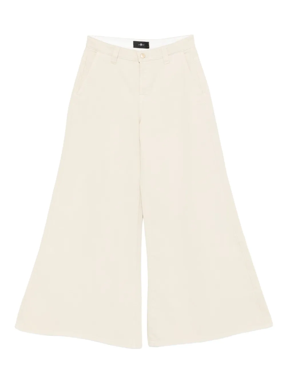 Брюки с прямым подолом и карманами 7 For All Mankind, нейтральный
Брюки с прямым подолом и карманами 7 For All Mankind, нейтральный