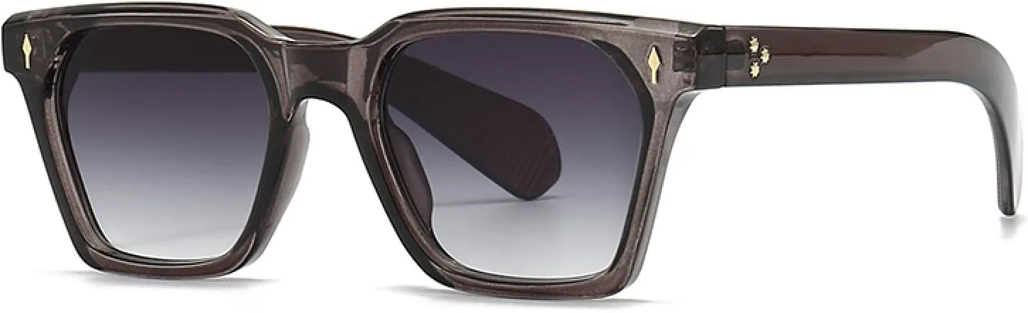 Популярные модные солнцезащитные очки с рисунком «рисовый маникюр»: уличная фотография, модель квадратных солнцезащитных очков для женщин WNCKSQ, Smoky Gray
Популярные модные солнцезащитные очки с рисунком «рисовый маникюр»: уличная фотография, модель квадратных солнцезащитных очков для женщин WNCKSQ, Smoky Gray