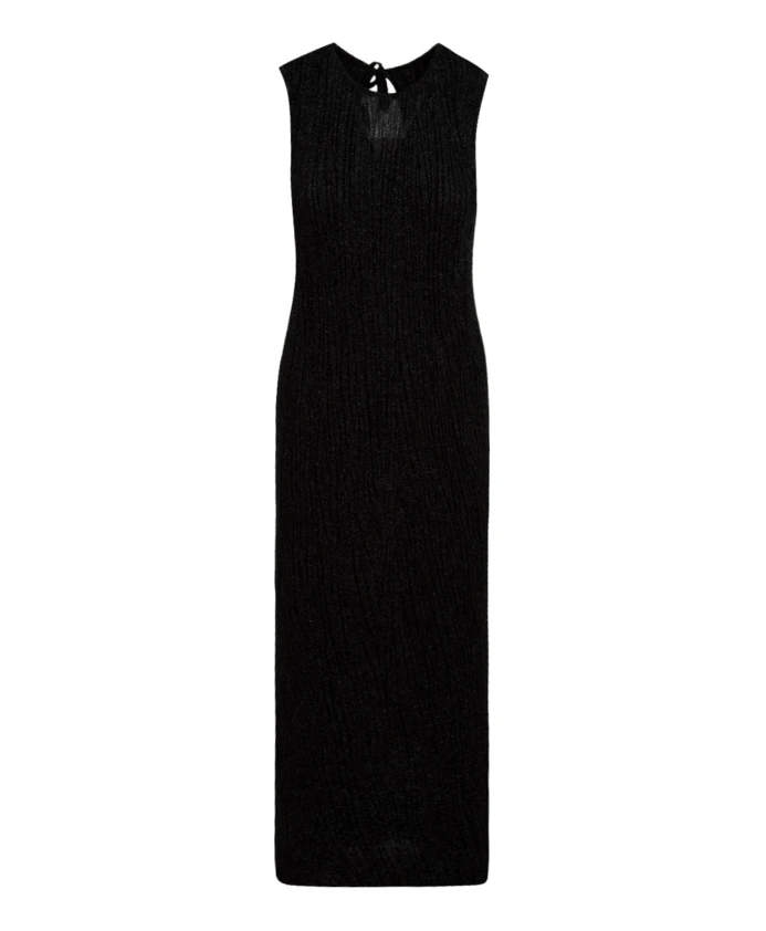 Черное длинное платье из ребристого люрекса Akep, черный
Черное длинное платье из ребристого люрекса Akep, черный