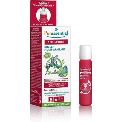 Puressentiel Anti Stick Успокаивающий ролик с 11 органическими эфирными маслами 5 мл
Puressentiel Anti Stick Успокаивающий ролик с 11 органическими эфирными маслами 5 мл