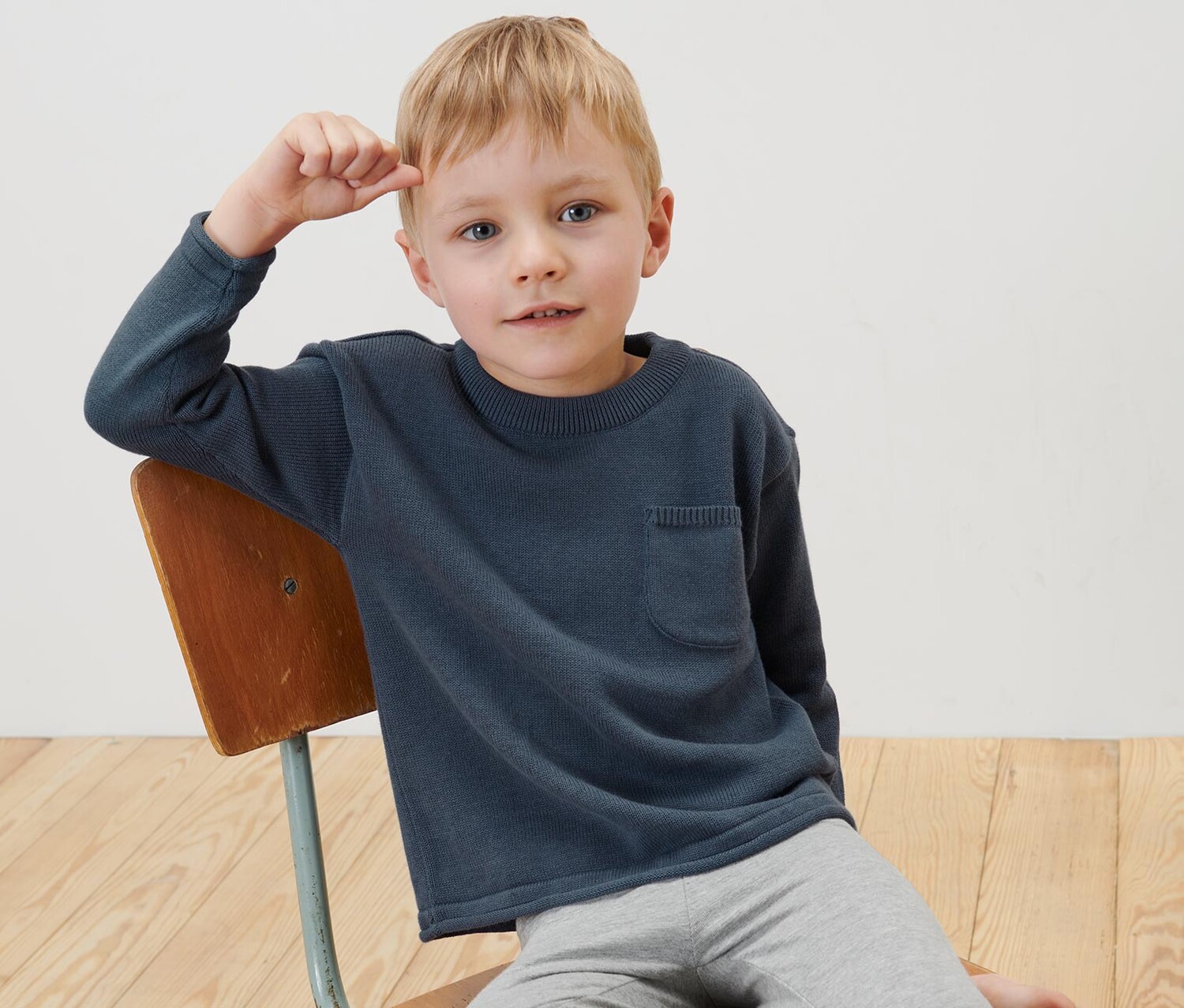 Детский вязаный свитер Tchibo, синий
Детский вязаный свитер Tchibo, синий