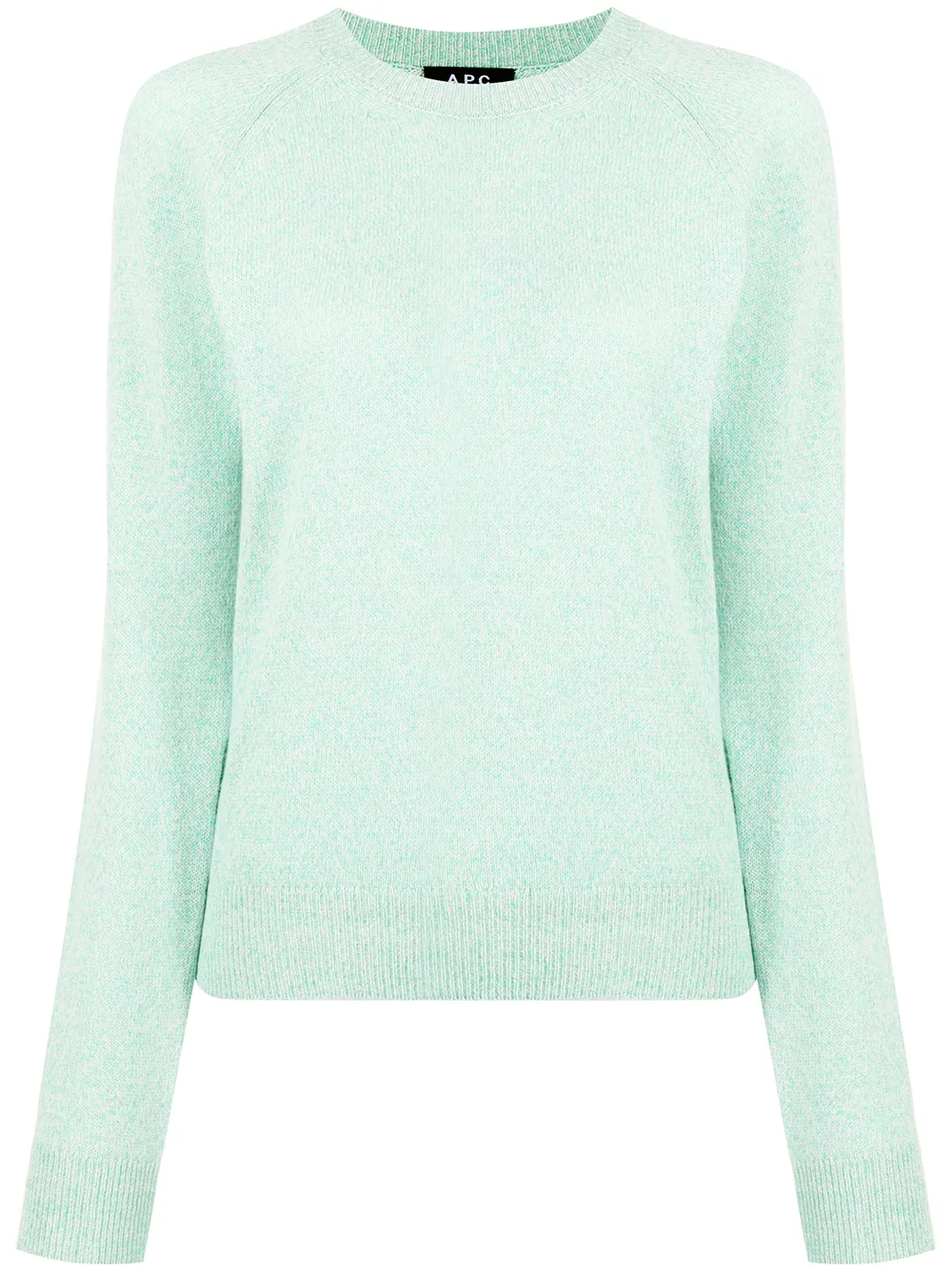 Трикотажный джемпер с окантовкой в рубчик A.P.C., зеленый
Трикотажный джемпер с окантовкой в рубчик A.P.C., зеленый