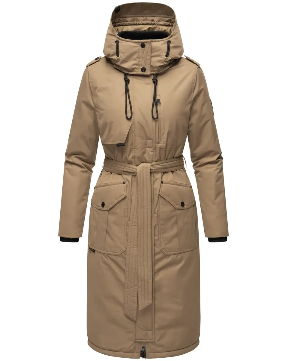 Зимнее пальто Наваху "Hokulanii", длинное зимнее женское пальто с поясом Navahoo, коричневый
Зимнее пальто Наваху "Hokulanii", длинное зимнее женское пальто с поясом Navahoo, коричневый