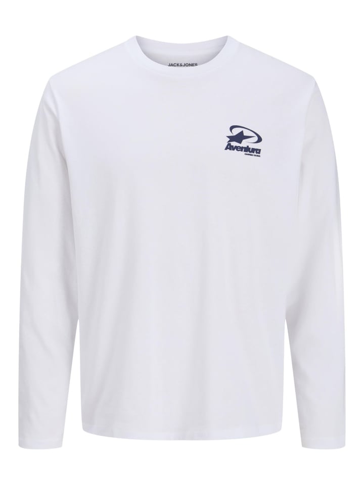 Рубашка с длинным рукавом Jack & Jones, ярко-белый 
Рубашка с длинным рукавом Jack & Jones, ярко-белый