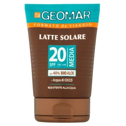 Geomar Sunscreen SPF 20 Media с био-алоэ и кокосовой водой — дорожный размер, 100 мл
Geomar Sunscreen SPF 20 Media с био-алоэ и кокосовой водой — дорожный размер, 100 мл