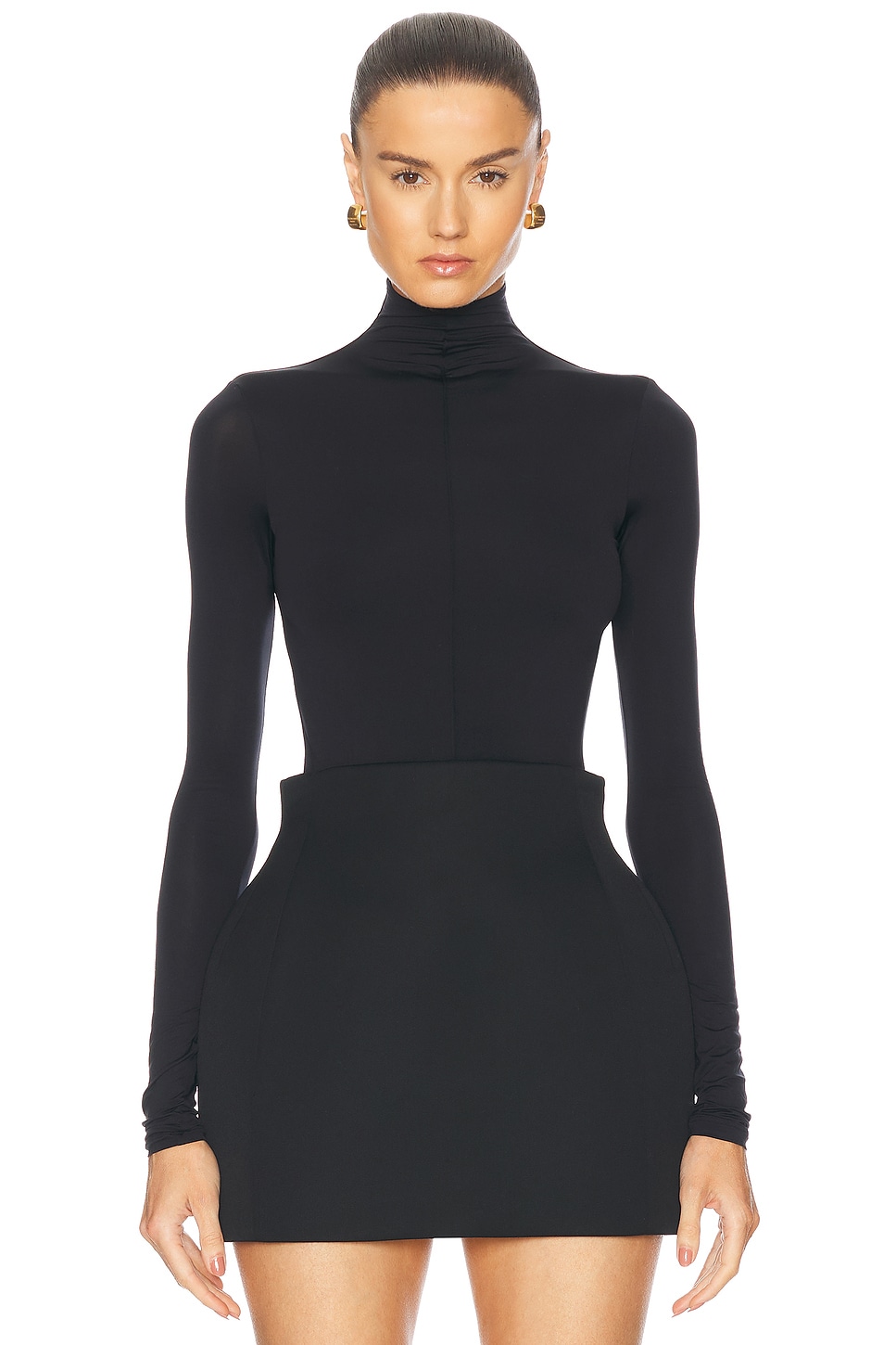 Боди RHW с длинными рукавами из коллаборации с Rosie Huntington-Whiteley WARDROBE.NYC, черный
Боди RHW с длинными рукавами из коллаборации с Rosie Huntington-Whiteley WARDROBE.NYC, черный