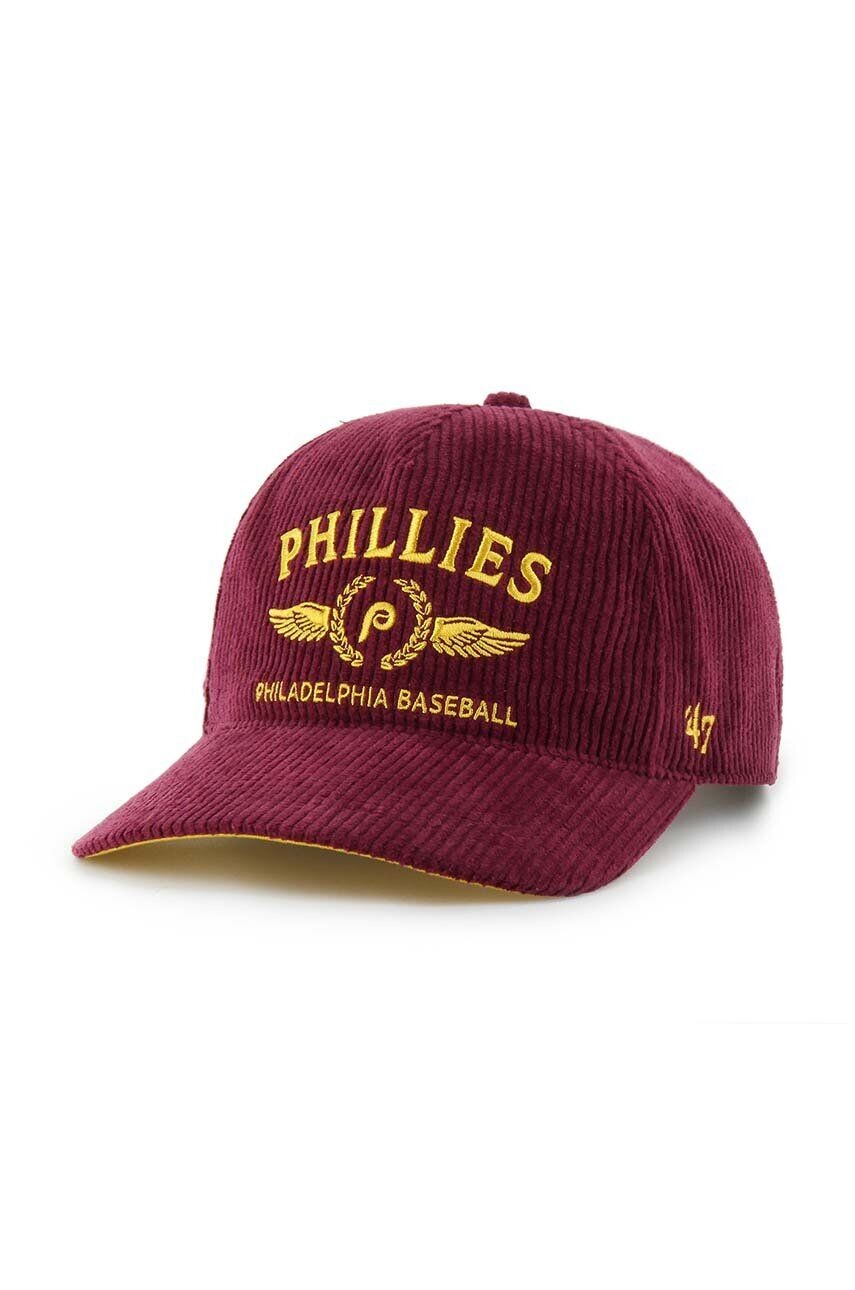Вельветовая фуражка 47 Brand MLB Philadelphia Phillies, гранатовый
Вельветовая фуражка 47 Brand MLB Philadelphia Phillies, гранатовый