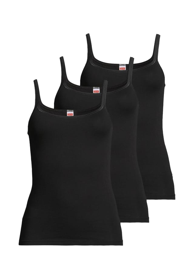 Майка/Топ 3 шт. в мелкий рубчик -Con-Ta-, черный
Майка/Топ 3 шт. в мелкий рубчик -Con-Ta-, черный