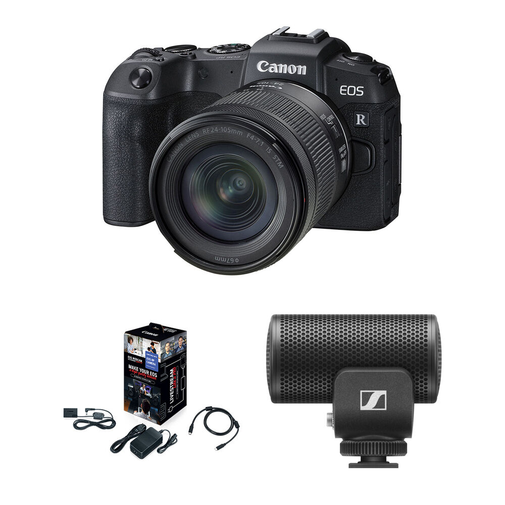 Беззеркальная камера Canon EOS RP Mirrorless Camera with 24-105mm Lens, Microphone &
Беззеркальная камера Canon EOS RP Mirrorless Camera with 24-105mm Lens, Microphone &