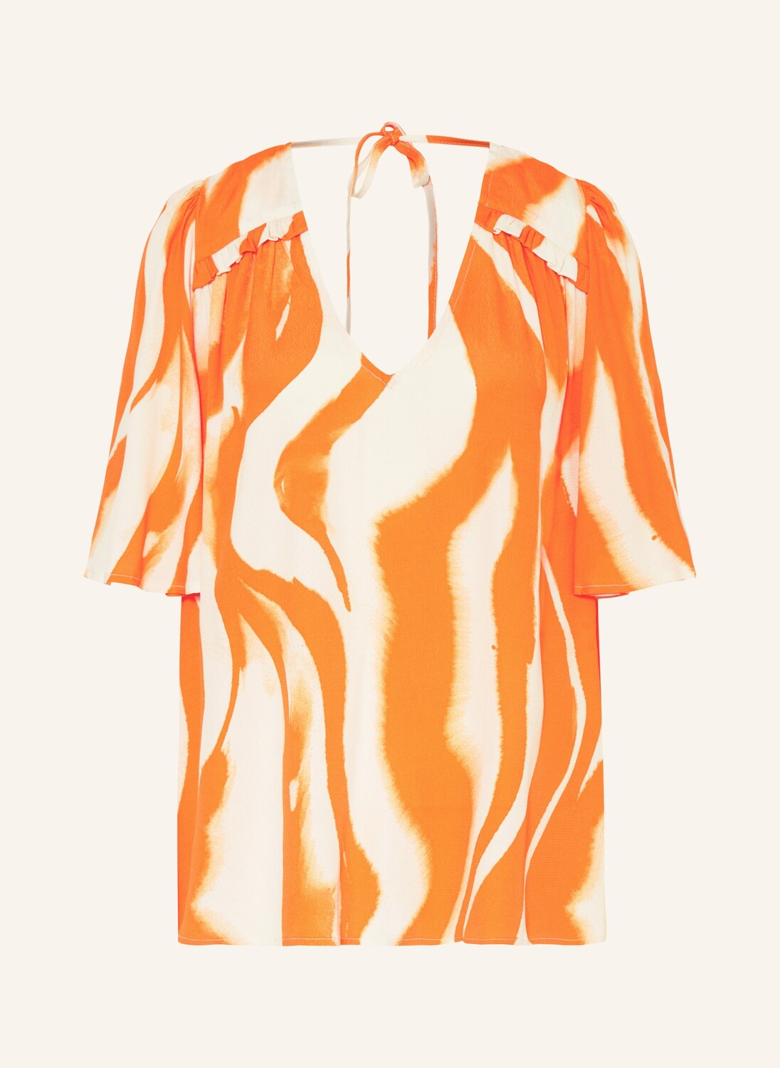 Блузка-Рубашка с рюшами Rouge Vila, оранжевый
Блузка-Рубашка с рюшами Rouge Vila, оранжевый