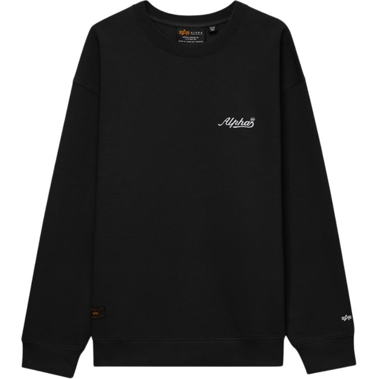 Толстовка с вышитым логотипом Alpha Industries, черный
Толстовка с вышитым логотипом Alpha Industries, черный