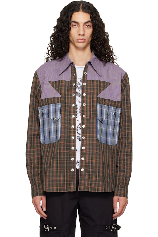 Chopova Lowena Коричневая вега-рубашка
Chopova Lowena Коричневая вега-рубашка