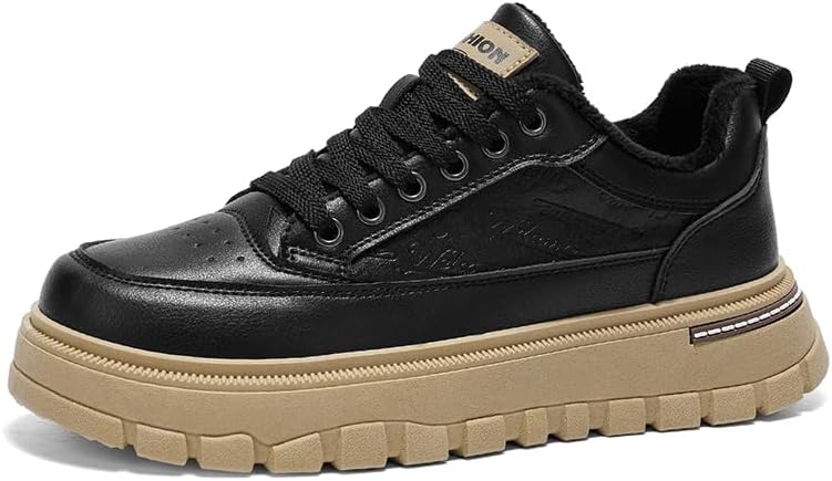 Платформенные кроссовки для мужчин и женщин, повседневные кожаные прогулочные туфли с массивной подошвой, доступны в коричневом и черном цвете Generic
Платформенные кроссовки для мужчин и женщин, повседневные кожаные прогулочные туфли с массивной подошвой, доступны в коричневом и черном цвете Generic