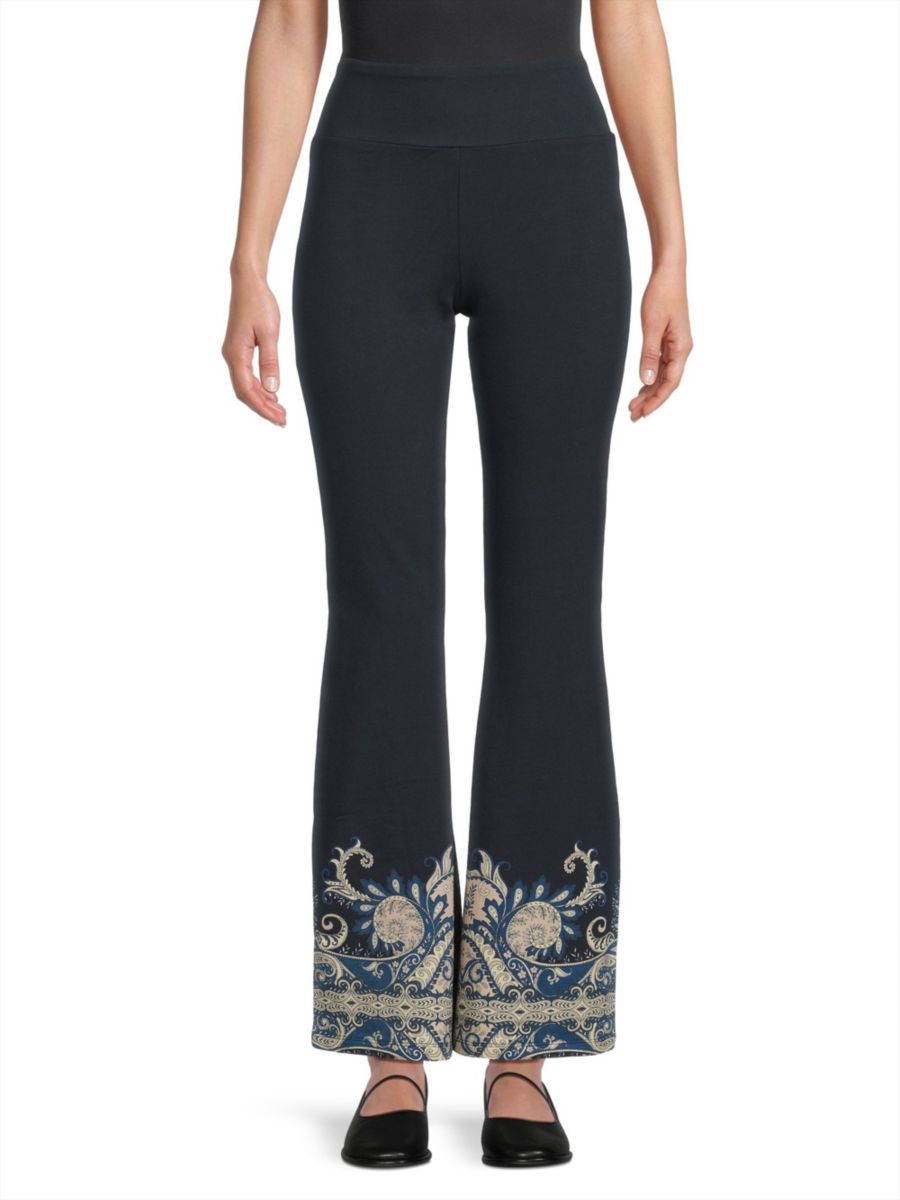 Леггинсы-клеш с высокой талией в римском стиле с узором пейсли Johnny Was, цвет Roman
Леггинсы-клеш с высокой талией в римском стиле с узором пейсли Johnny Was, цвет Roman