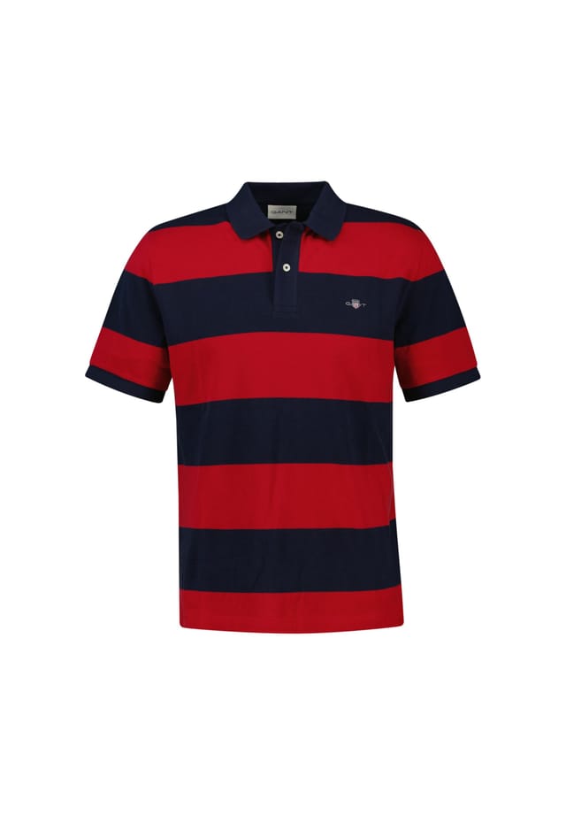 Рубашка поло - поло в полоску с коротким рукавом планка на пуговицах логотип в полоску Gant, красный
Рубашка поло - поло в полоску с коротким рукавом планка на пуговицах логотип в полоску Gant, красный