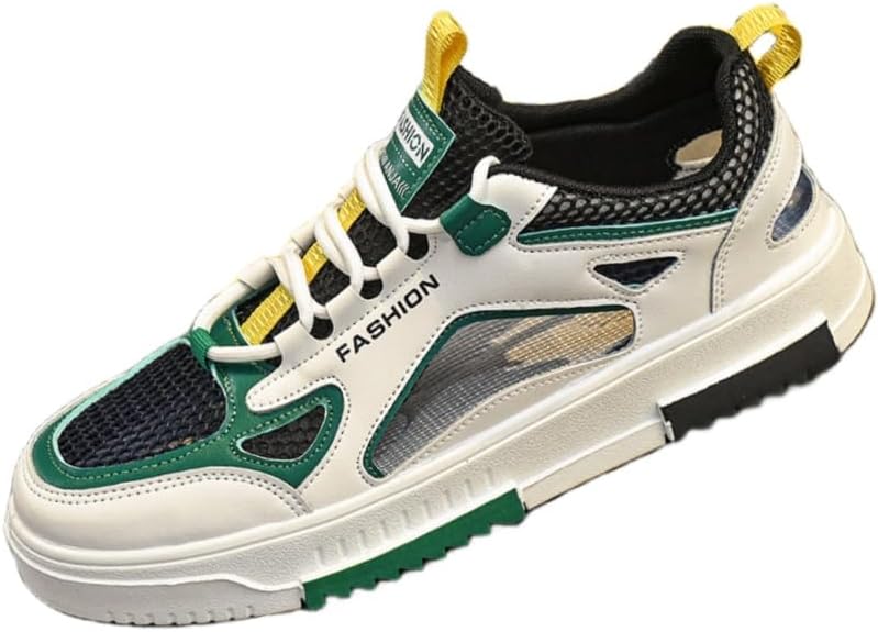 Летние мужские дышащие спортивные кроссовки - легкие, низкие с вентиляционными отверстиями, изготовлены из ПУ ткани с ПВХ подошвой, подходят для ежедневного комфорта и модного образа на улице Clolinde, белый/зеленый
Летние мужские дышащие спортивные кроссовки - легкие, низкие с вентиляционными отверстиями, изготовлены из ПУ ткани с ПВХ подошвой, подходят для ежедневного комфорта и модного образа на улице Clolinde, белый/зеленый