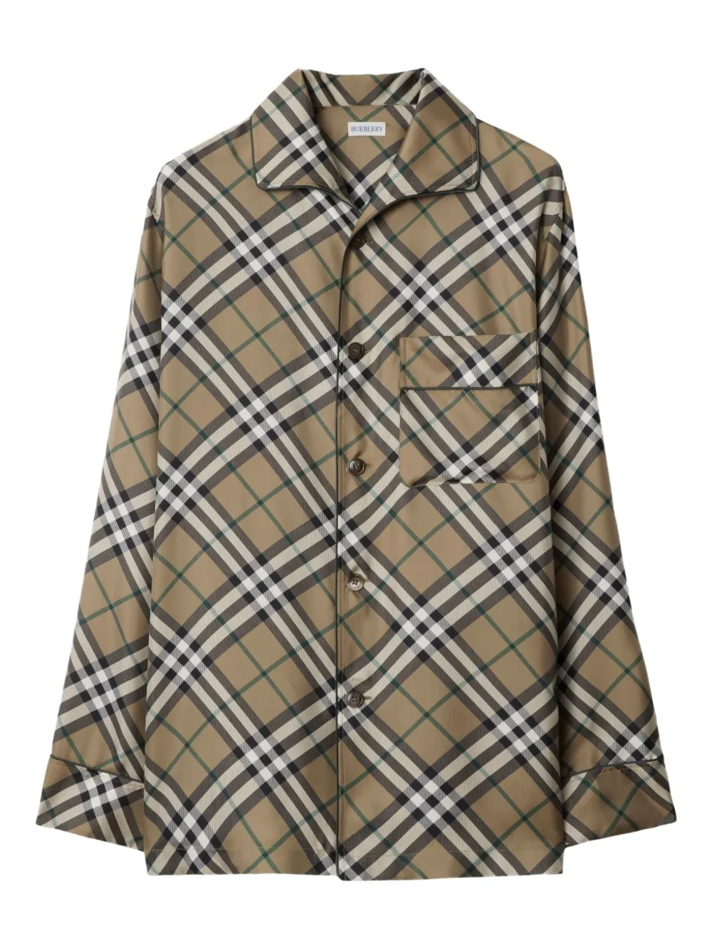 Пижамная рубашка в клетку BURBERRY, нейтральный
Пижамная рубашка в клетку BURBERRY, нейтральный