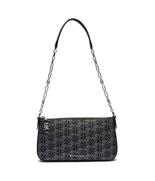 Сумка женская на плечо Michael Kors Empire с принтом на цепочке, серый 
Сумка женская на плечо Michael Kors Empire с принтом на цепочке, серый