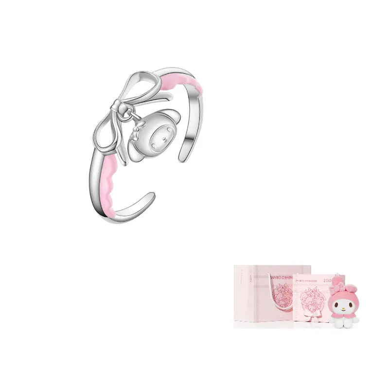 Sanrio Melodi 925 стерлинг серебро кольца women's
Sanrio Melodi 925 стерлинг серебро кольца women's
